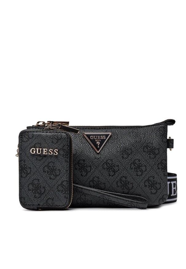 Guess Torebka Latona (SG) Mini-Bags HWSG92 11720 Szary. Kolor: szary. Materiał: skórzane