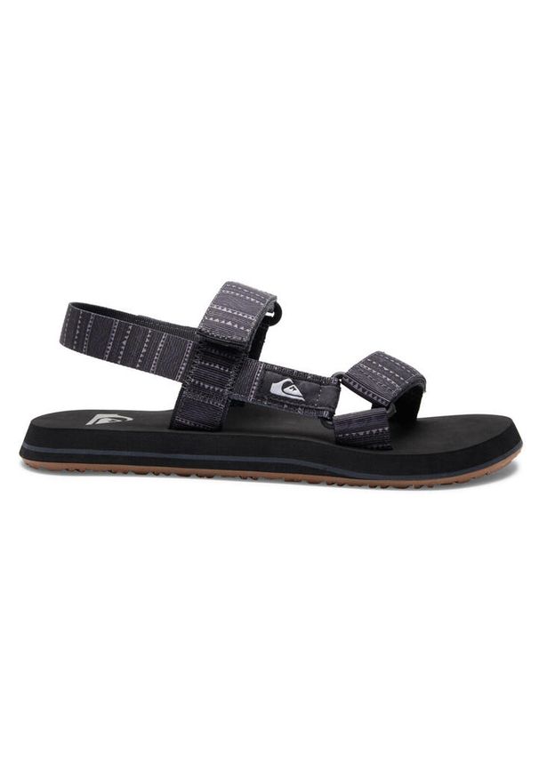 Quiksilver - Sandały dla Mężczyzn MONKEY CAGED Szary. Kolor: szary. Materiał: guma. Wzór: nadruk. Sezon: lato