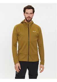 Salewa Bluza techniczna Puez 28521 Brązowy Slim Fit. Kolor: brązowy. Materiał: syntetyk #1