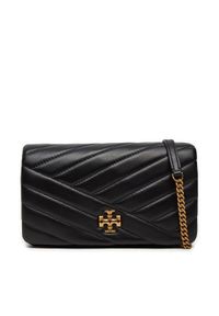 Tory Burch Torebka Kira Chevron 156553 Czarny. Kolor: czarny. Materiał: skórzane #1