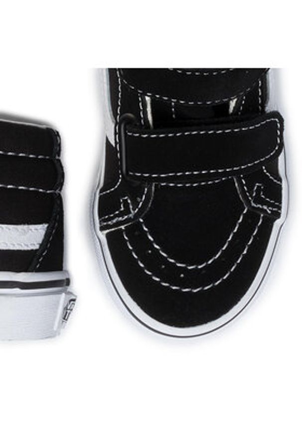 Vans Tenisówki Sk8-Mid Reissue V VN00018T6BT1 Czarny. Kolor: czarny. Materiał: zamsz, skóra