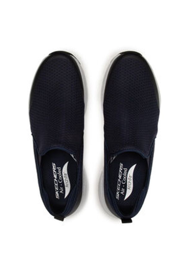 skechers - Skechers Sneakersy Banlin 232043/NVY Granatowy. Kolor: niebieski. Materiał: materiał