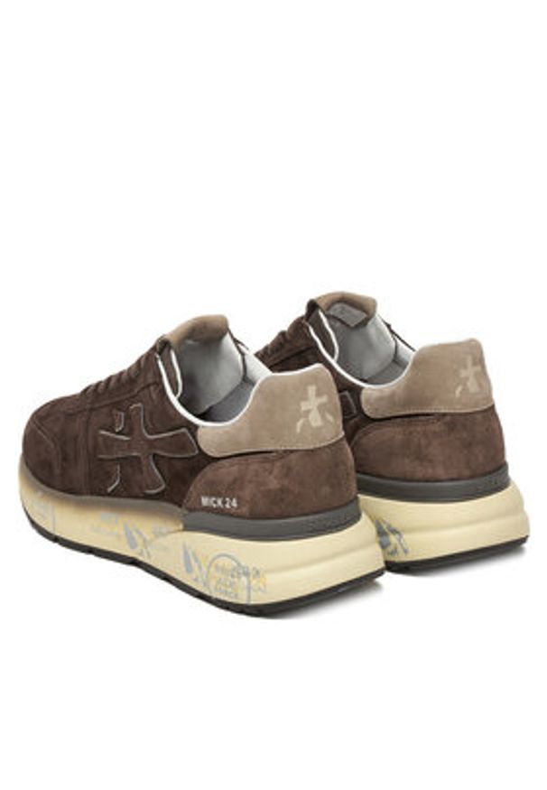 Premiata Sneakersy Mick Var 7898 Brązowy. Kolor: brązowy. Materiał: skóra