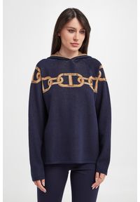 Twinset Milano - Sweter damski z kapturem TWINSET. Typ kołnierza: kaptur #3