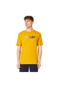 Koszulka Męska Oakley Rings T-Shirt. Kolor: żółty. Sport: turystyka piesza