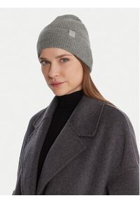 Calvin Klein Czapka Emblem LV04D8013G Szary. Kolor: szary. Materiał: kaszmir #2