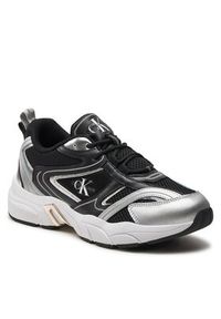 Calvin Klein Jeans Sneakersy Retro Tennis Low Lace Mh Ml Mr YW0YW01381 Czarny. Kolor: czarny #2