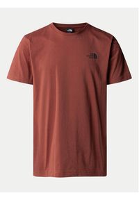 The North Face T-Shirt Simple Dome NF0A87NG Czerwony Regular Fit. Kolor: czerwony. Materiał: bawełna #6