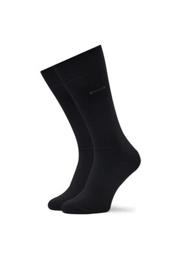 BOSS Skarpety długie 5P Rs Uni Color Cc 50478221 Czarny. Kolor: czarny. Materiał: materiał