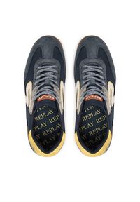 Replay - REPLAY Sneakersy GMSIB .000.C0005T Granatowy. Kolor: niebieski. Materiał: zamsz, skóra #3