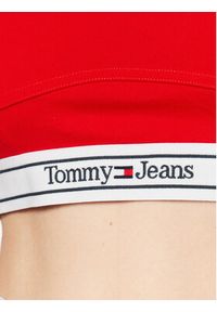 Tommy Jeans Top DW0DW15300 Czerwony Slim Fit. Kolor: czerwony. Materiał: wiskoza #3