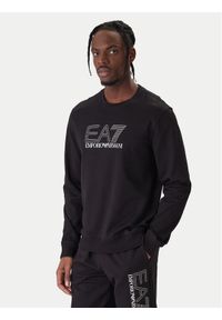 EA7 Emporio Armani Bluza 7M001312 AF13512 UC001 Czarny Regular Fit. Kolor: czarny. Materiał: bawełna #1