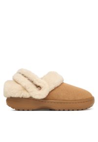 Crocs Klapki Classic Unfurgettable Vegan Suede Clog 212106 Beżowy. Kolor: beżowy. Materiał: skóra, zamsz #1