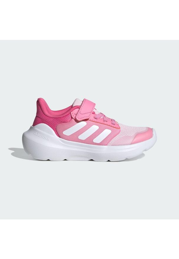 Adidas - Dziecięce buty Tensaur Run 2.0. Okazja: na uczelnię, na co dzień. Kolor: różowy, biały, wielokolorowy. Materiał: materiał. Sport: bieganie
