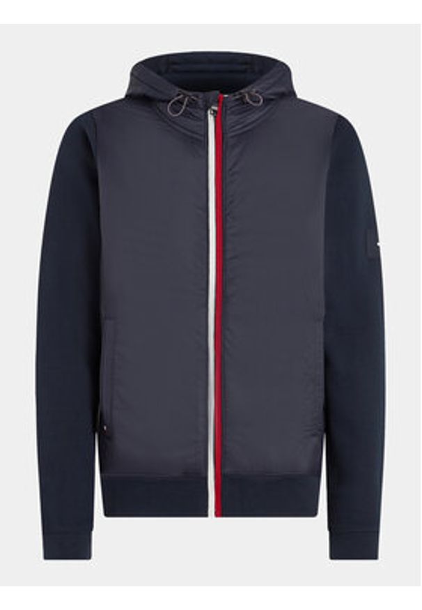 TOMMY HILFIGER - Tommy Hilfiger Kurtka przejściowa MW0MW31490 Granatowy Regular Fit. Kolor: niebieski. Materiał: syntetyk, bawełna