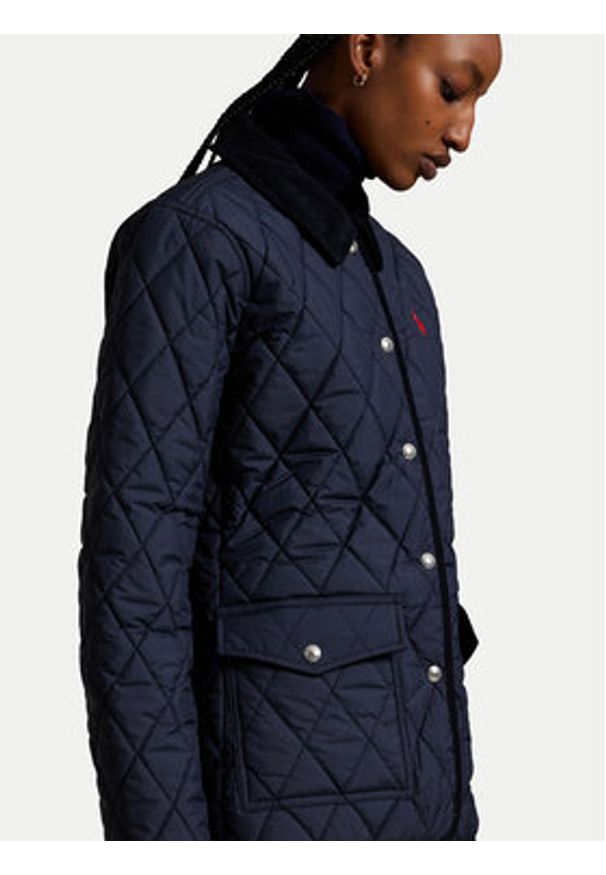 Polo Ralph Lauren Kurtka przejściowa 211965336002 Granatowy Straight Fit. Typ kołnierza: polo. Kolor: niebieski. Materiał: syntetyk