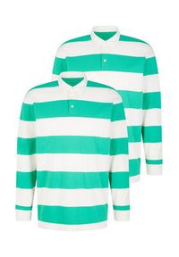 Tom Tailor Denim Polo 1035281 Zielony. Typ kołnierza: polo. Kolor: zielony. Materiał: denim, bawełna