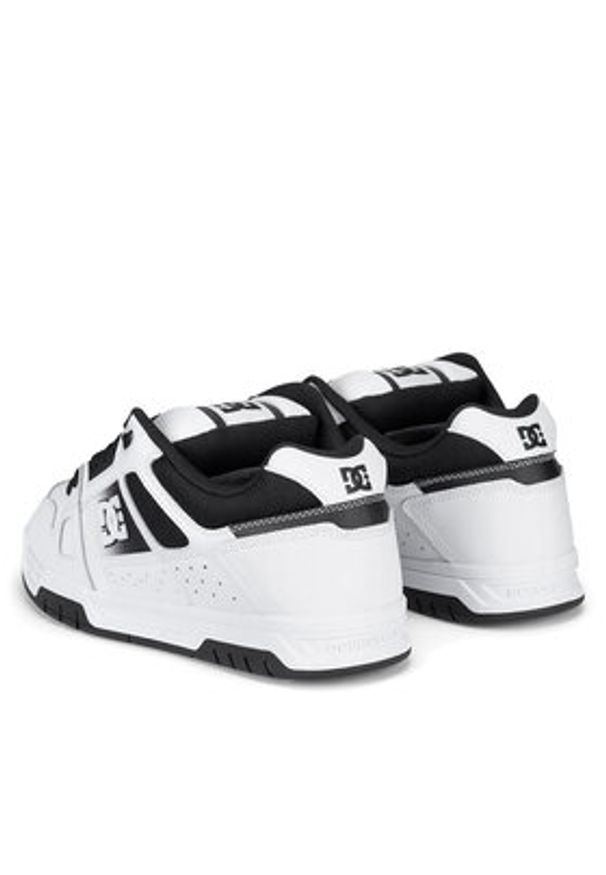 DC Sneakersy STAG DC01813062 Biały. Kolor: biały. Materiał: skóra