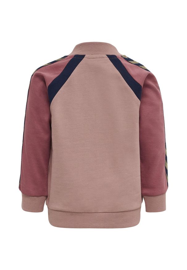 Dziecięca bluza dresowa z zamkiem błyskawicznym Hummel League. Kolor: wielokolorowy, różowy, beżowy. Materiał: dresówka