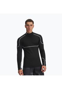 Longsleeve męski Under Armour Cold Weather Grid. Kolor: czarny. Długość rękawa: długi rękaw. Sport: fitness #1