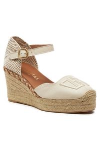 Hispanitas Espadryle Cervo-V24 HV243449 Biały. Kolor: biały. Materiał: materiał #4