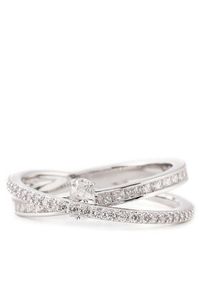 Swarovski Pierścionek Hyperbola 5691231 Srebrny. Materiał: metalowe. Kolor: srebrny #4