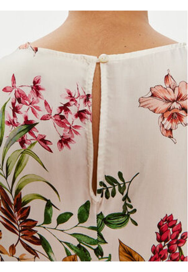 ViCOLO Bluzka TB2259 Kolorowy Relaxed Fit. Materiał: wiskoza. Wzór: kolorowy
