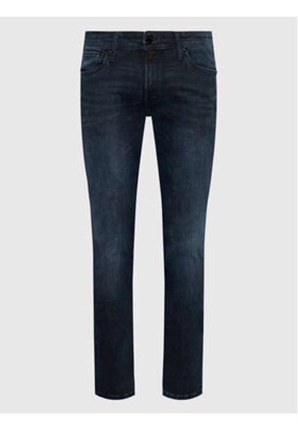 Jack & Jones - Jack&Jones Jeansy Liam Original Agi 12166852 Granatowy Skinny Fit. Kolor: niebieski