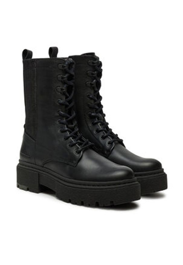 G-Star RAW - G-Star Raw Trzewiki Kafey Pfm Boot High W D26647 Czarny. Kolor: czarny. Materiał: skóra