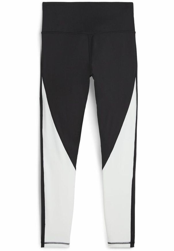 Puma - Damskie legginsy treningowe 7/8 Train All Day PUMA Black White. Kolor: biały, czarny, wielokolorowy