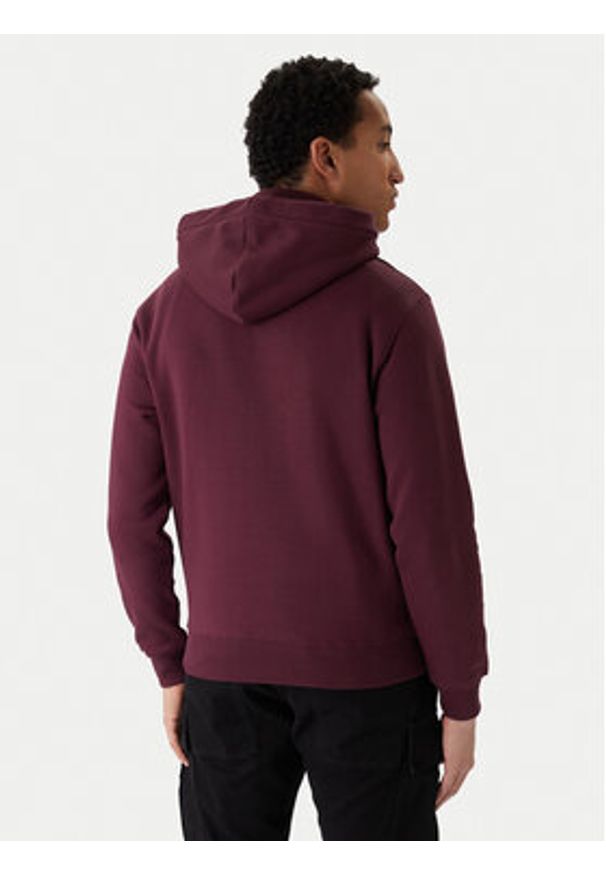 Alpha Industries Bluza Basic 178312 Bordowy Regular Fit. Kolor: czerwony. Materiał: bawełna