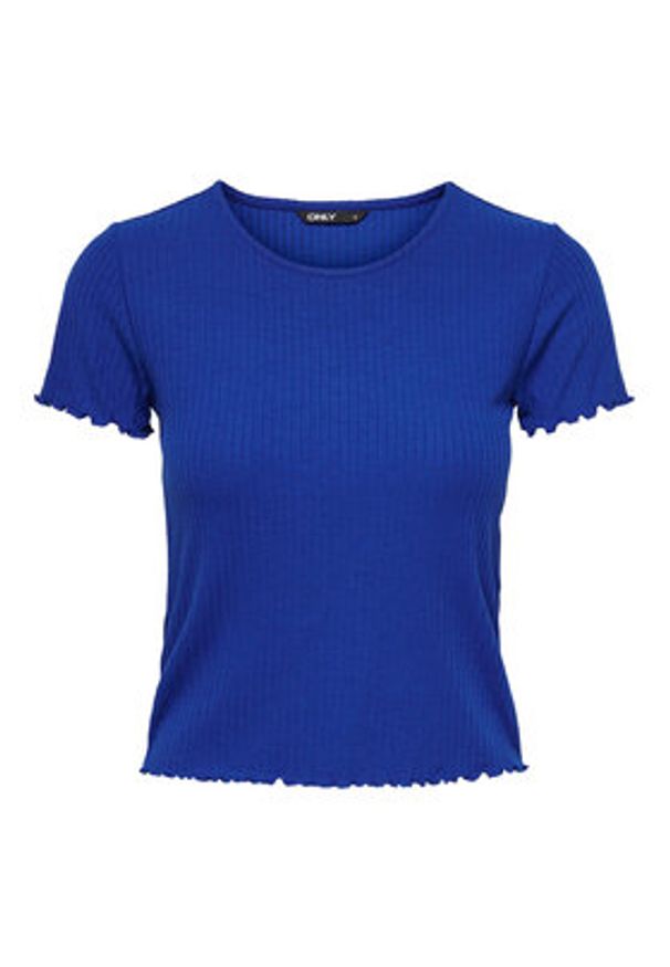 only - ONLY T-Shirt Emma 15201206 Niebieski Regular Fit. Kolor: niebieski. Materiał: syntetyk