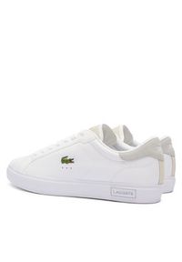 Lacoste Sneakersy Powercourt Logo 747SMA0082 Biały. Kolor: biały #5