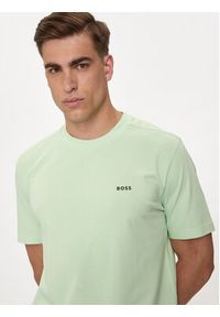 BOSS - Boss T-Shirt Tee 50506373 Zielony Regular Fit. Kolor: zielony. Materiał: bawełna #2