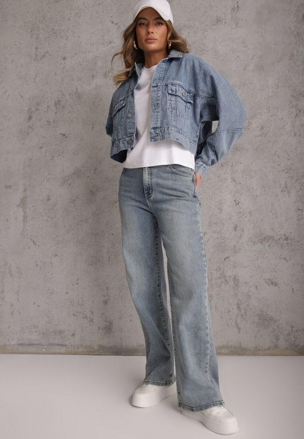 Renee - Biały Casualowy T-shirt z Bawełny Nealiara. Okazja: na co dzień. Kolor: biały. Materiał: bawełna. Wzór: aplikacja. Styl: casual