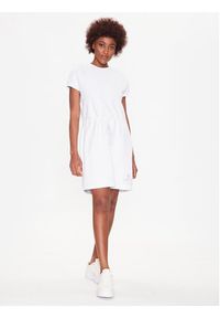 Napapijri Sukienka dzianinowa J-Loja NP0A4H5X Biały Loose Fit. Kolor: biały. Materiał: bawełna #4