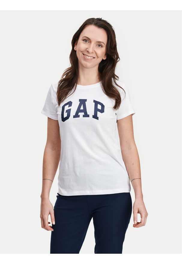 GAP - Gap T-Shirt 268820-06 Biały Regular Fit. Kolor: biały. Materiał: bawełna