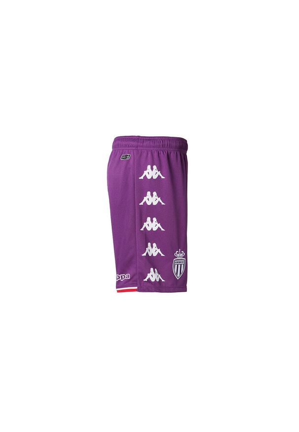 Kappa - Spodenki bramkarskie AS Monaco 2021/22. Kolor: wielokolorowy, fioletowy, czerwony. Długość: krótkie. Sezon: lato