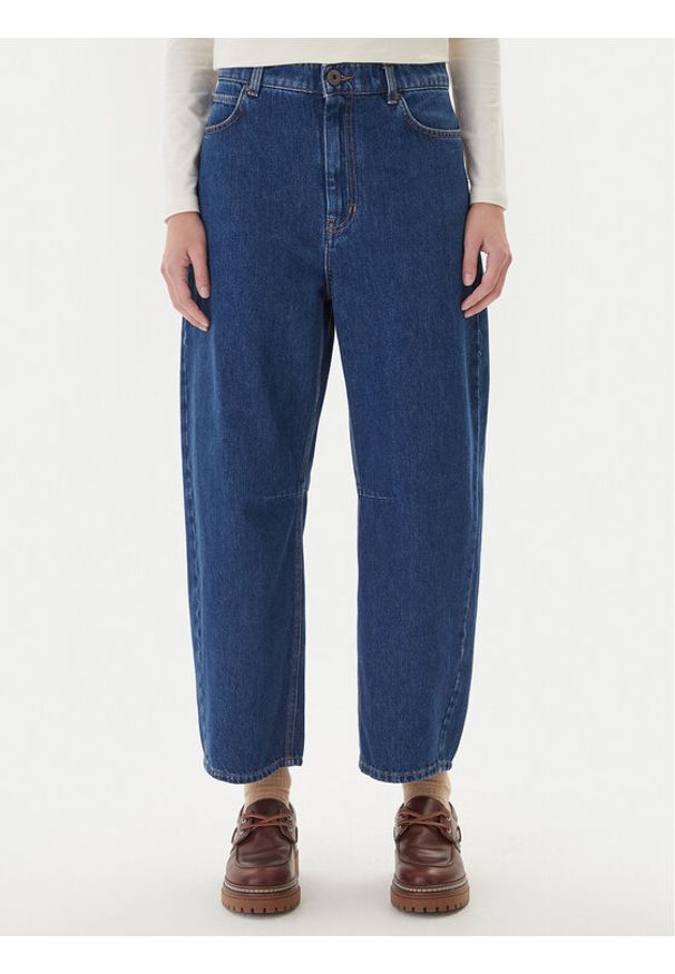 Weekend Max Mara Jeansy Douglas 2525186022 Granatowy Baggy Fit. Kolor: niebieski