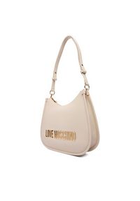 Love Moschino - LOVE MOSCHINO Torebka JC4021PP0NKD0110 Écru. Kolor: kremowy. Materiał: skórzane #3