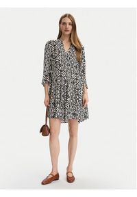 Vero Moda Sukienka codzienna Menny 10341543 Czarny Regular Fit. Okazja: na co dzień. Kolor: czarny. Materiał: wiskoza. Typ sukienki: proste. Styl: casual #3