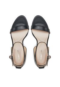 Calvin Klein Szpilki Heel Sandal 90 - Lth HW0HW02337 Czarny. Kolor: czarny. Materiał: skóra. Obcas: na szpilce #3