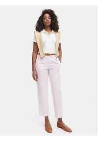 TOMMY HILFIGER - Tommy Hilfiger Polo WW0WW49252 Biały Slim Fit. Typ kołnierza: polo. Kolor: biały. Materiał: bawełna #5