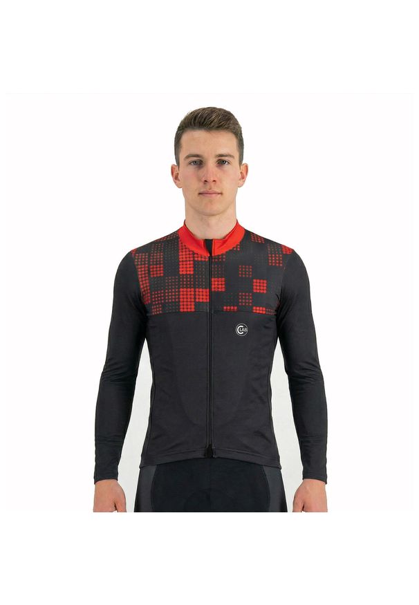 C-LAB - Ocieplona koszulka kolarska z długim rękawem Ordino. Kolor: czarny. Długość rękawa: długi rękaw. Długość: długie. Sezon: zima. Sport: kolarstwo