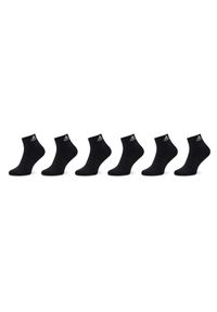 Adidas - adidas Skarpety krótkie Cushioned Sportswear Ankle Socks 6 Pairs IC1291 Czarny. Kolor: czarny. Materiał: bawełna