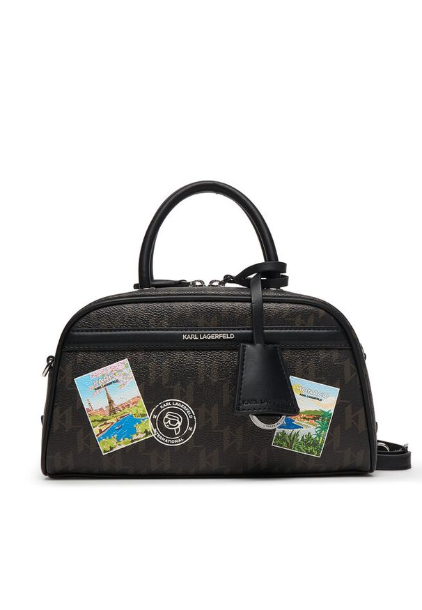 Karl Lagerfeld - Torebka KARL LAGERFELD. Kolor: brązowy