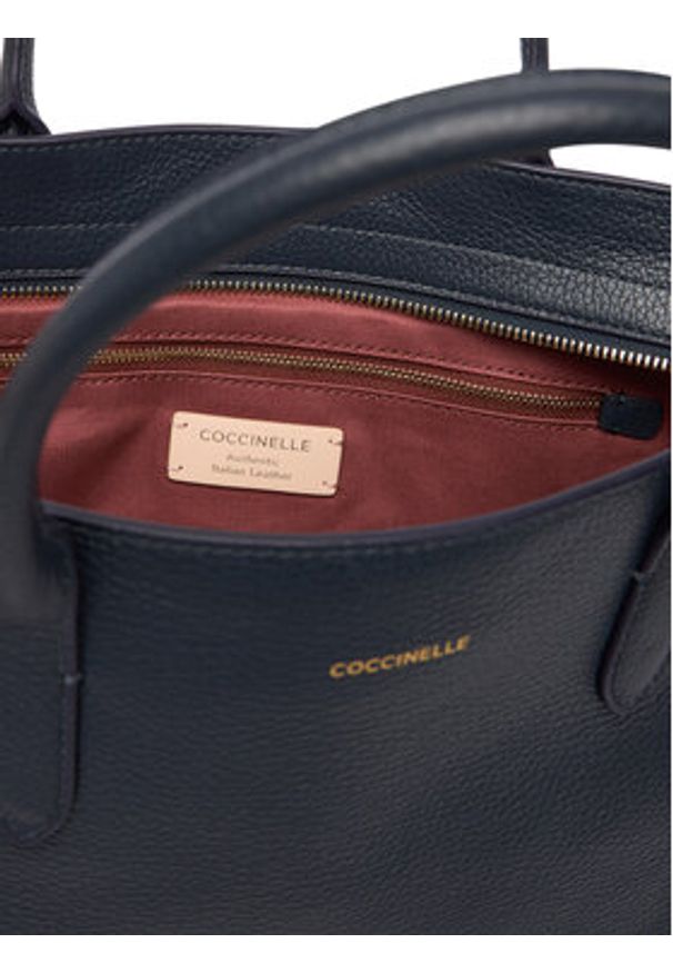 Coccinelle Torebka T95 Coccinellerebekka E1 T95 18 01 01 Granatowy. Kolor: niebieski. Materiał: skórzane
