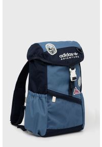 adidas Originals plecak dziecięcy duży wzorzysty. Kolor: niebieski. Materiał: materiał #3
