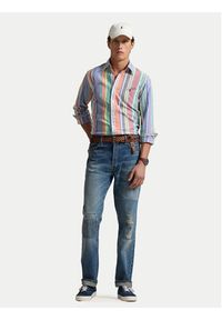 Polo Ralph Lauren Koszula 710968964001 Kolorowy Custom Fit. Typ kołnierza: polo. Materiał: bawełna. Wzór: kolorowy #4