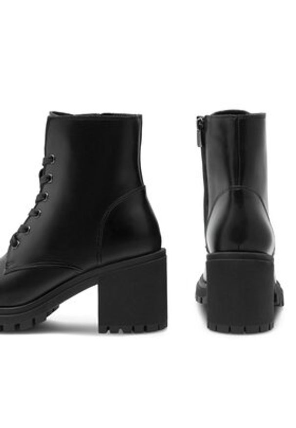 Badura Trzewiki GATE-I23 28113PE Czarny. Kolor: czarny. Materiał: skóra